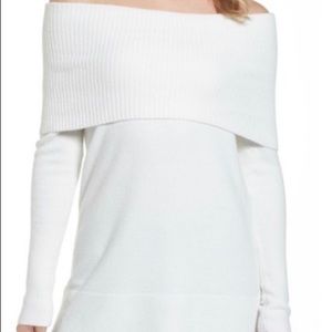 halogen convertible neck sweater, size M